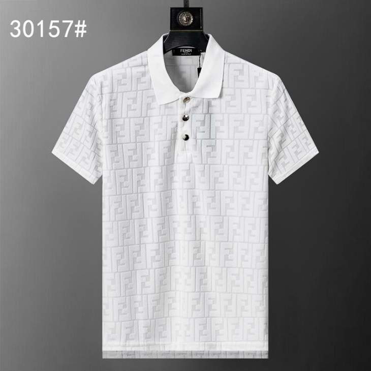 Picture of Fendi Polo Shirts Short _SKUFendiM-3XL14mr3015728173